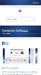 Mobile Screenshot of geranium-soft.com